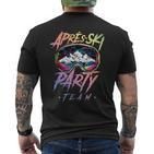 Apres Ski Party Team 2025 Colourful T-Shirt mit Rückendruck