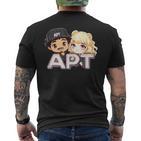 Apt Buddies Adorable Chibi T-Shirt mit Rückendruck