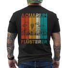 Aquarian Aquaristik Aquarium Whispererintage Retro T-Shirt mit Rückendruck