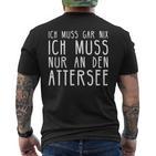 Attersee I Austria Motif For Austrian T-Shirt mit Rückendruck