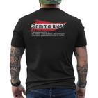 Austria Mouthart Damma WosIntage Austria T-Shirt mit Rückendruck