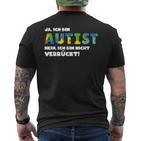 Autism Awareness Outfit Autistic Support T-Shirt mit Rückendruck