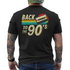 Back To The 90S 90S Outfit Costume Carnival Fancy Dress T-Shirt mit Rückendruck