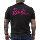 Barbie Official Barbie Logo Ladies Multi Colour T-Shirt mit Rückendruck