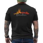 Barcelona Souvenir Spanish Holiday T-Shirt mit Rückendruck