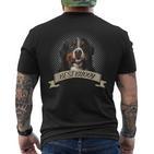 Bernese Mountain Dog Best Friend Dog Portrait T-Shirt mit Rückendruck