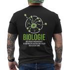 Biology Only Science Multiplication Share Biologist T-Shirt mit Rückendruck