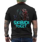 Birthday Boy For Children Adults Lovers Skibidi Toilet T-Shirt mit Rückendruck