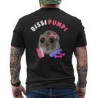 Bissi Pumpi Sad Hamster Cute Hamstie Memes Hamster T-Shirt mit Rückendruck