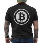 Bitcoin Michael Saylor T-Shirt mit Rückendruck