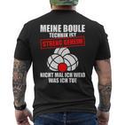 My Boule Technique Petanque Boule T-Shirt mit Rückendruck