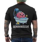 Brain Brainwash T-Shirt mit Rückendruck