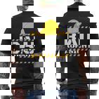 Building Supervisor Helmet Building Supervisor Construction Site Construction Line T-Shirt mit Rückendruck