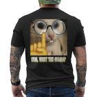 Cat Ehm Was Zum Sigma Cat Meme T-Shirt mit Rückendruck