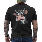 Colourful Cow I Cow T-Shirt mit Rückendruck