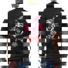 Confetti Clown Costume Fancy Dress Party Carnival Fancy Dress T-Shirt mit Rückendruck