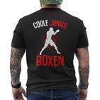 Cool Boys' Boxing Boxer Children's T-Shirt mit Rückendruck