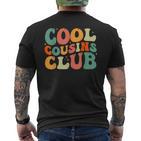 Cool Cousin Club Cousin Club Retro Look Suitable For The Whole Family T-Shirt mit Rückendruck