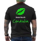 Cordula Green Fancy Dress Costume Carnival Oktoberfest Apres Ski Party T-Shirt mit Rückendruck