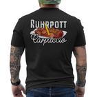 Currywurst Ruhrpott Carpaccio Bratwurst Fast Food Currywurst T-Shirt mit Rückendruck