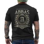 Das Ist Ein Abbas Ding Abbas Name T-Shirt mit Rückendruck