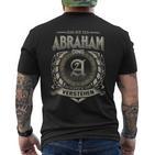 Das Ist Ein Abraham Ding Abraham Name T-Shirt mit Rückendruck