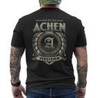 Das Ist Ein Achen Ding Achen Name T-Shirt mit Rückendruck