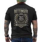 Das Ist Ein Bettinger Ding Bettinger Name T-Shirt mit Rückendruck