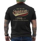 Das Ist Ein Capasso Ding Das Würdest Du Nicht Verstehen Capasso Name T-Shirt mit Rückendruck