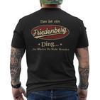 Das Ist Ein Friedenberg Ding Das Würdest Du Nicht Verstehen Friedenberg Name T-Shirt mit Rückendruck