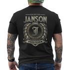 Das Ist Ein Janson Ding Janson Name T-Shirt mit Rückendruck