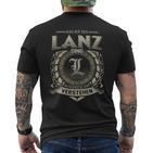 Das Ist Ein Lanz Ding Lanz Name T-Shirt mit Rückendruck