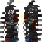Das Ist Ein List Ding Das Würdest Du Nicht Verstehen List Name T-Shirt mit Rückendruck