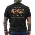 Das Ist Ein Marcy Ding Das Würdest Du Nicht Verstehen Marcy Name T-Shirt mit Rückendruck