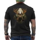 Deer Wildlife Nature Motif Animal Lovers Landscape Forest T-Shirt mit Rückendruck