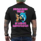 Delfin In Meiner Bauchtasche Party Outfit Summer Mallorca T-Shirt mit Rückendruck