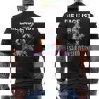 Die Lage Ist Besäufniserregend Waschbär T-Shirt mit Rückendruck