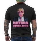 Donald Trump Bubble Gum T-Shirt mit Rückendruck