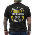 Electricians Electric Master Dc Electronic T-Shirt mit Rückendruck