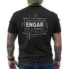 Engar New York Berlin Engar Meine Hauptstadt T-Shirt mit Rückendruck