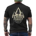 Fangorn Forest National Park Geschenke Spruch T-Shirt mit Rückendruck