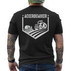 Farmer Tractor Lovers Farmers Child Pocket Print Farmers Demic T-Shirt mit Rückendruck