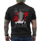 Fencing Fencing Sports T-Shirt mit Rückendruck