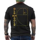 Fibonacci Old But Gold T-Shirt mit Rückendruck