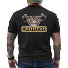 Fitness Fitness Trainer Muscle Soreness Bodybuilder Gym T-Shirt mit Rückendruck