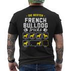 French Bulldog Frenchie Dog Holder T-Shirt mit Rückendruck