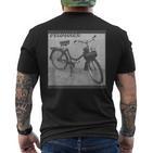 French Old Bike Front Wheel Driveelosolex T-Shirt mit Rückendruck