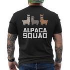 Alpaca For Alpaca Squad Lovers T-Shirt mit Rückendruck