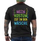 Costume Laundry Fancy Dress For Carnival And Fancy Dress T-Shirt mit Rückendruck