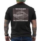 That Feeling When Knee Surgery Is Tomorrow Meme T-Shirt mit Rückendruck